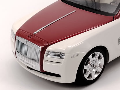 Kyosho 1/18 Rolls-Royce Ghost White and Red Simulation Car Ornaments