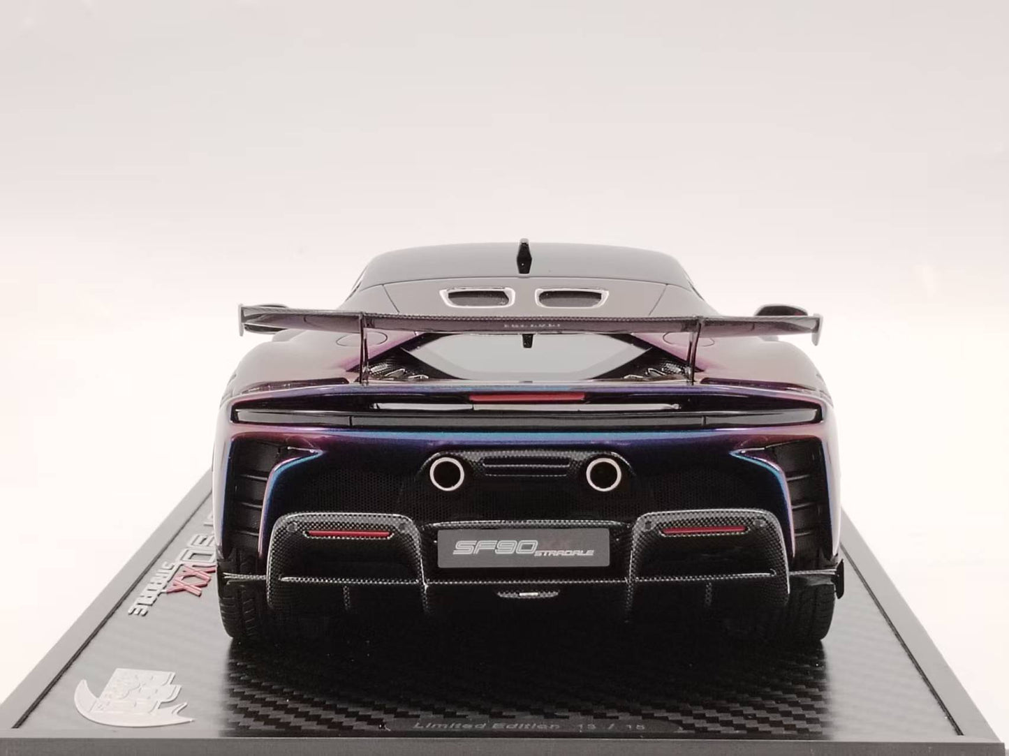 BBR 1/18 Ferrari SF90 XX Stradale Color-Changing Purple Resin Model Car P18237CHA1