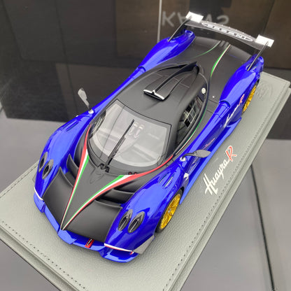 BBR 1/18 Pagani Huayra R blue simulation car model ornaments