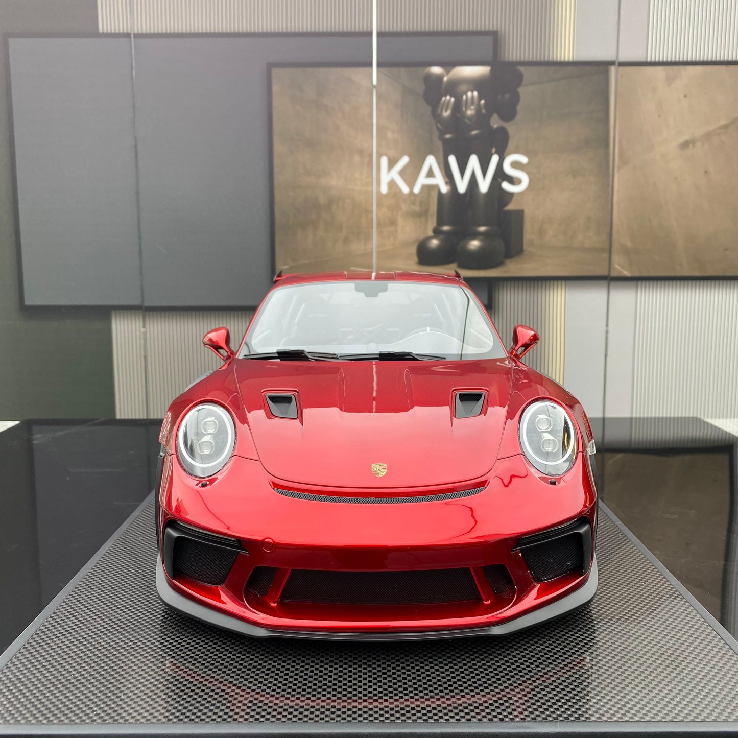 DM 1/8 Porsche 911 GT3RS high-end ornamental resin limited edition car model