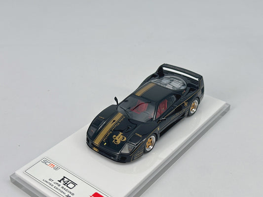 SCM 1/43 Ferrari F40 JPS Black Gold Paint Resin Model Car
