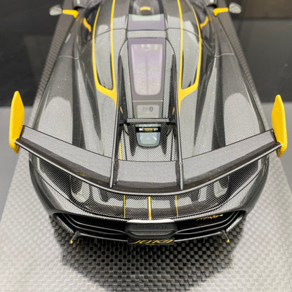 FRONTIART 1/18 Koenigsegg Jesko carbon gold simulated high-end car model