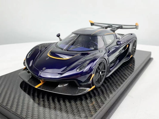 pre-sell Frontiart 1/18 Koenigsegg Jesko Blueberry Candy FA Limited Edition Simulation Car Model Ornament