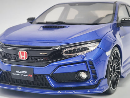 OTTO 1/18 Honda Civic fk8 typer blue simulation car model ornaments
