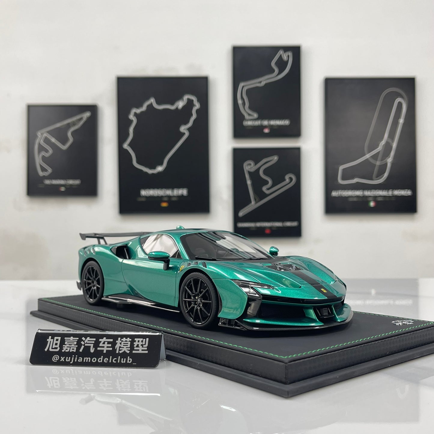 BBR 1/18 Ferrari SF90 XX Stradale – Jewel Green Metallic (P18237O)