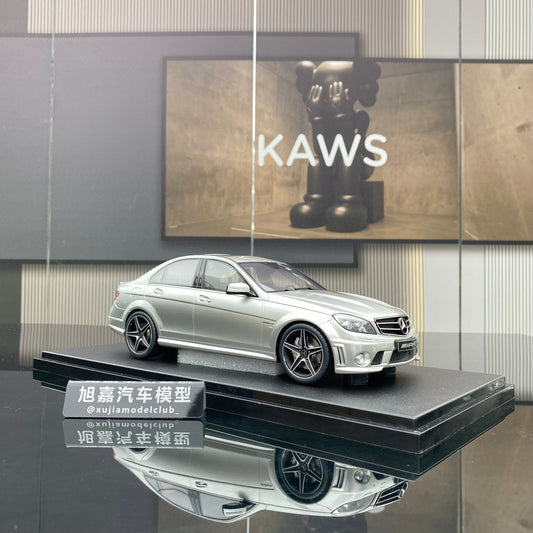 GT Spirit 1/18 AMG C63 GTR silver 2024 resin car model collection ornament