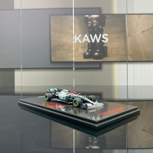 SPARK 1/43 Mercedes-Benz AMG F1 Team W10 2019 Monaco Grand Prix Victory No. 44 Hamilton Silver Green Painting Car Model