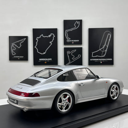 GT Spirit 1/8 Porsche 911 [993] Carrera 4S – Silver (GTS801901)