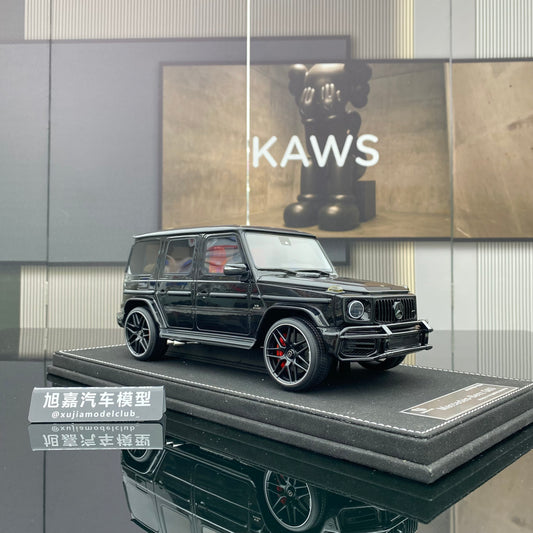 VEHICLE Art 1/18 Mercedes-Benz G63 black simulation car model ornament