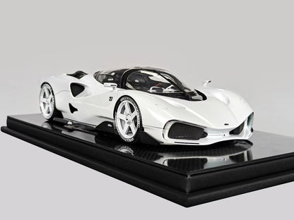 Frontiart 1/18 Nilu27 White Limited Edition Car Model Decoration
