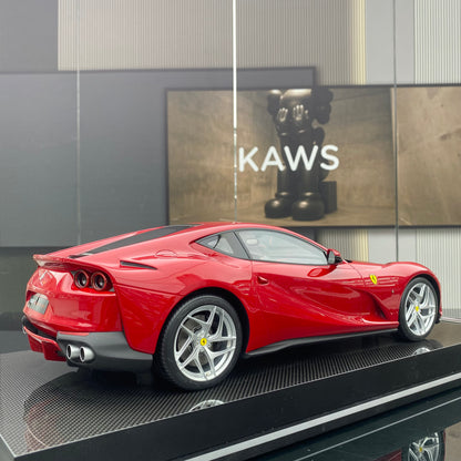 Amalgam 1/12 Ferrari 812 SUPERFAST Red Simulation Car Model