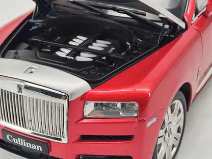 Kengfai 1/18 Rolls-Royce Cullinan Candy Red Alloy Model Car