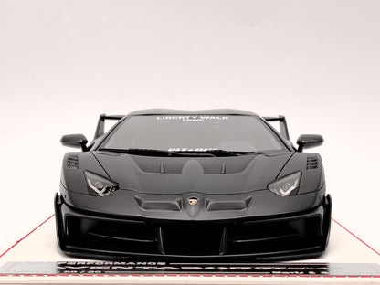 DG 1/18 Lamborghini Aventador GT EVO Black Carbon Limited Edition Die-cast Model Car