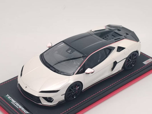 MR 1/18 Lamborghini New Baby Bull Temerario AP Kit Version Balloon White Resin Car Model