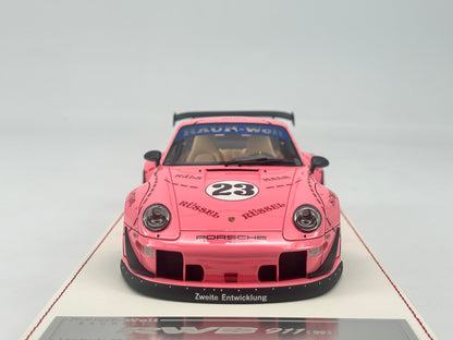 DG 1/18 Porsche RWB Pink Pig Limited Edition Simulation Model Car