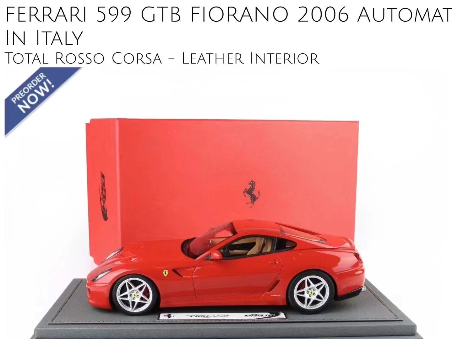 BBR Ferrari 599 GTB FIORANO 2006 AUTOMATIC GEAR automatic transmission simulation car model