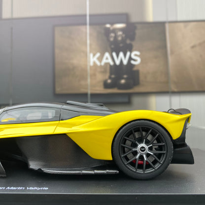 Topspeed 1/18 Aston Martin Valkyrie Sunburst simulation car model ornament