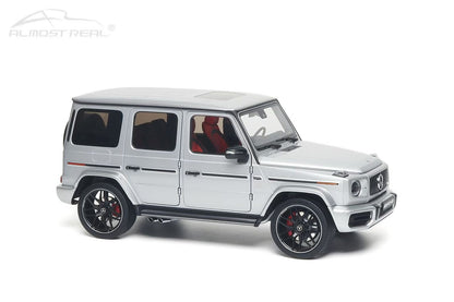 AR 1/18 Mercedes-AMG G63 2019 Silver Alloy Fully Opening Car Model