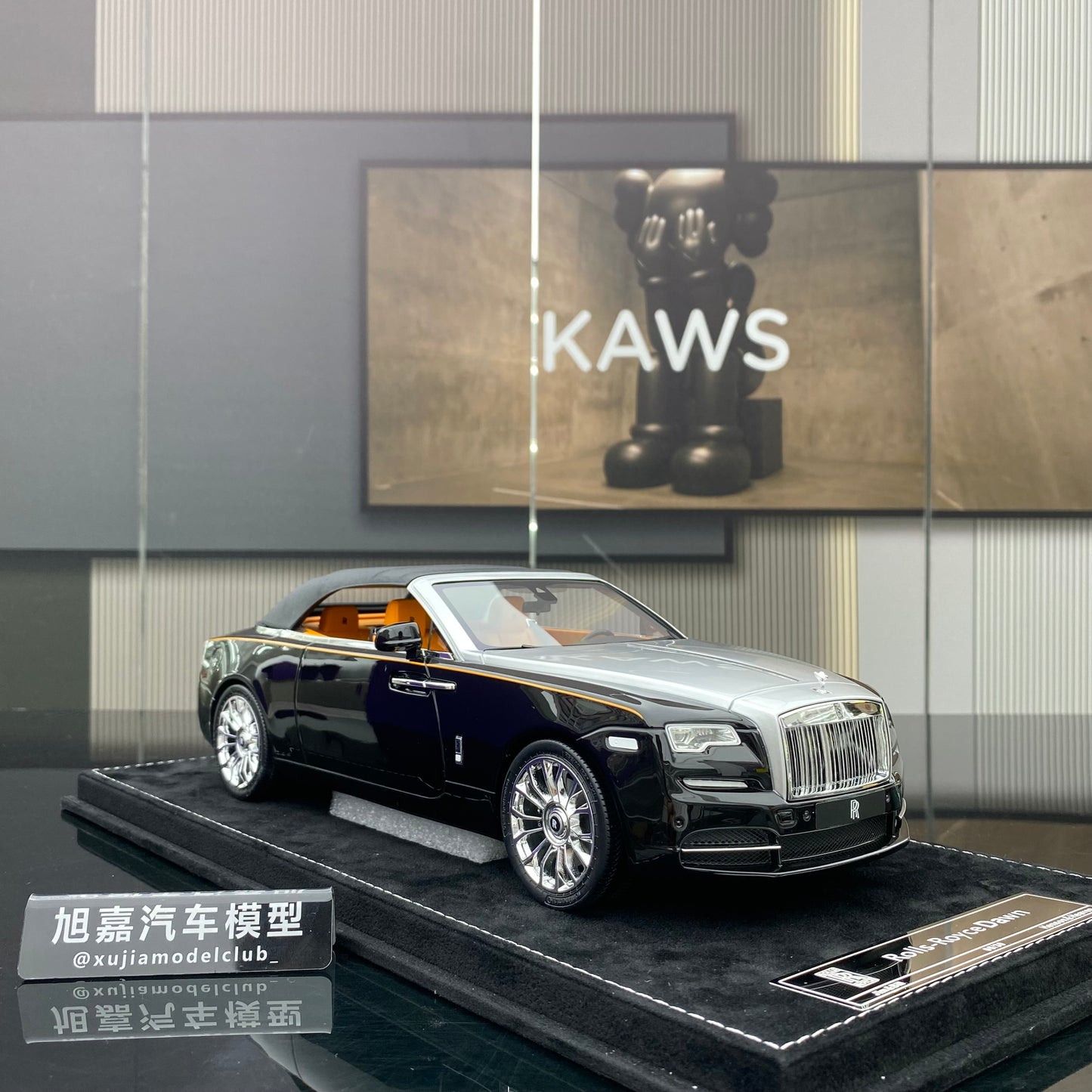 HH Model 1/18 Rolls-Royce Dawn Resin Simulation Car Model