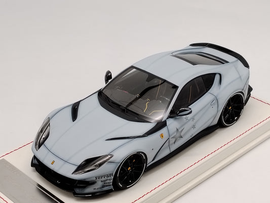 DG 1/18 Ferrari 812 Novitec Battle Grey Limited Edition Simulation Model Car