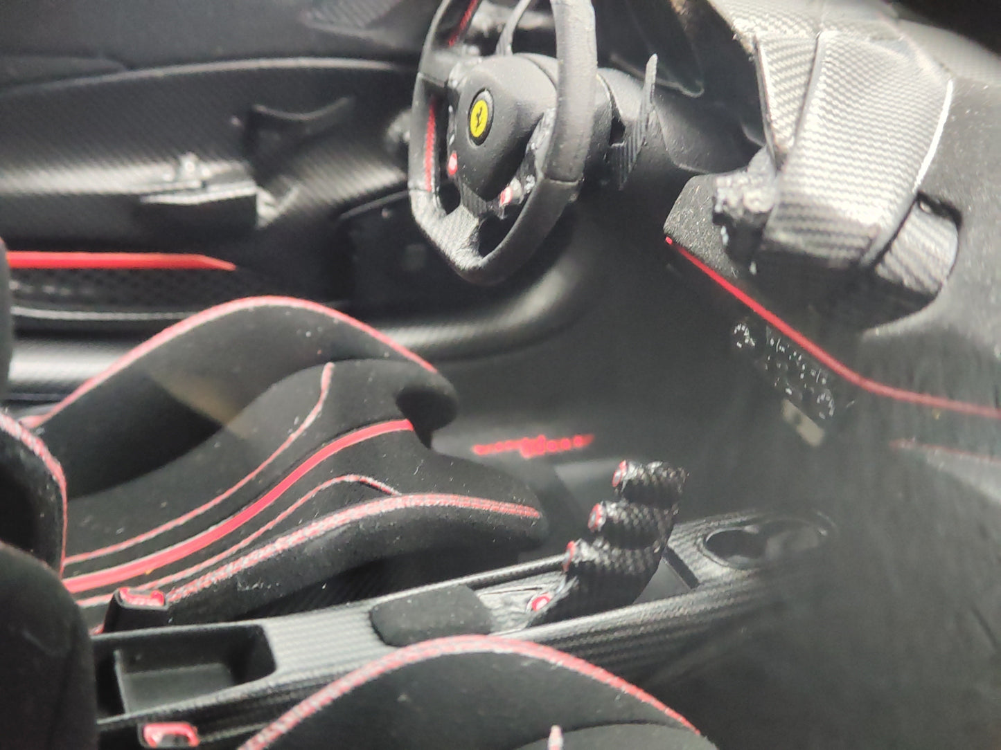 Amalgam 1/18 Ferrari 488 PISTA with Red Logo, Resin Model Car