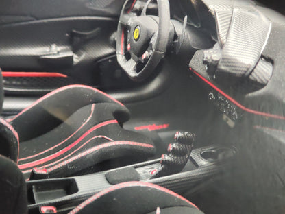 Amalgam 1/18 Ferrari 488 PISTA with Red Logo, Resin Model Car