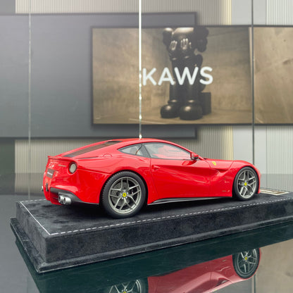 Adornos para el modelo Ferrari F12 Berlinetta rojo estándar de edición limitada, modelo HH 1/18