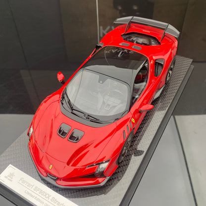 BBA MODEL 1/18 Ferrari SF90XX Standard Red Limited Edition Car Model Ornament