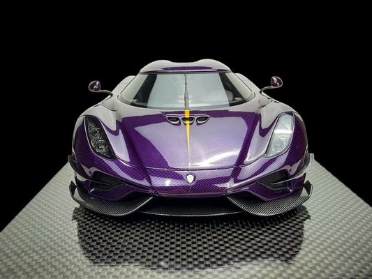 Frontiart 1/18 Koenigsegg Regera — Carbon Purple (Limited to 35 Units Worldwide)