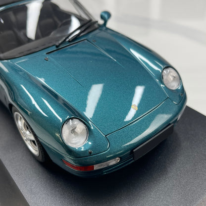 MINICHAMPS 1/18 Porsche 911 (993) Cabriolet – Metallic Green (155061132)