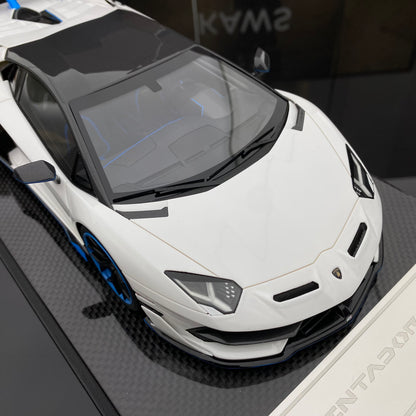DM 1/18 Lamborghini SVJ Daniel limited edition car model ornament gift