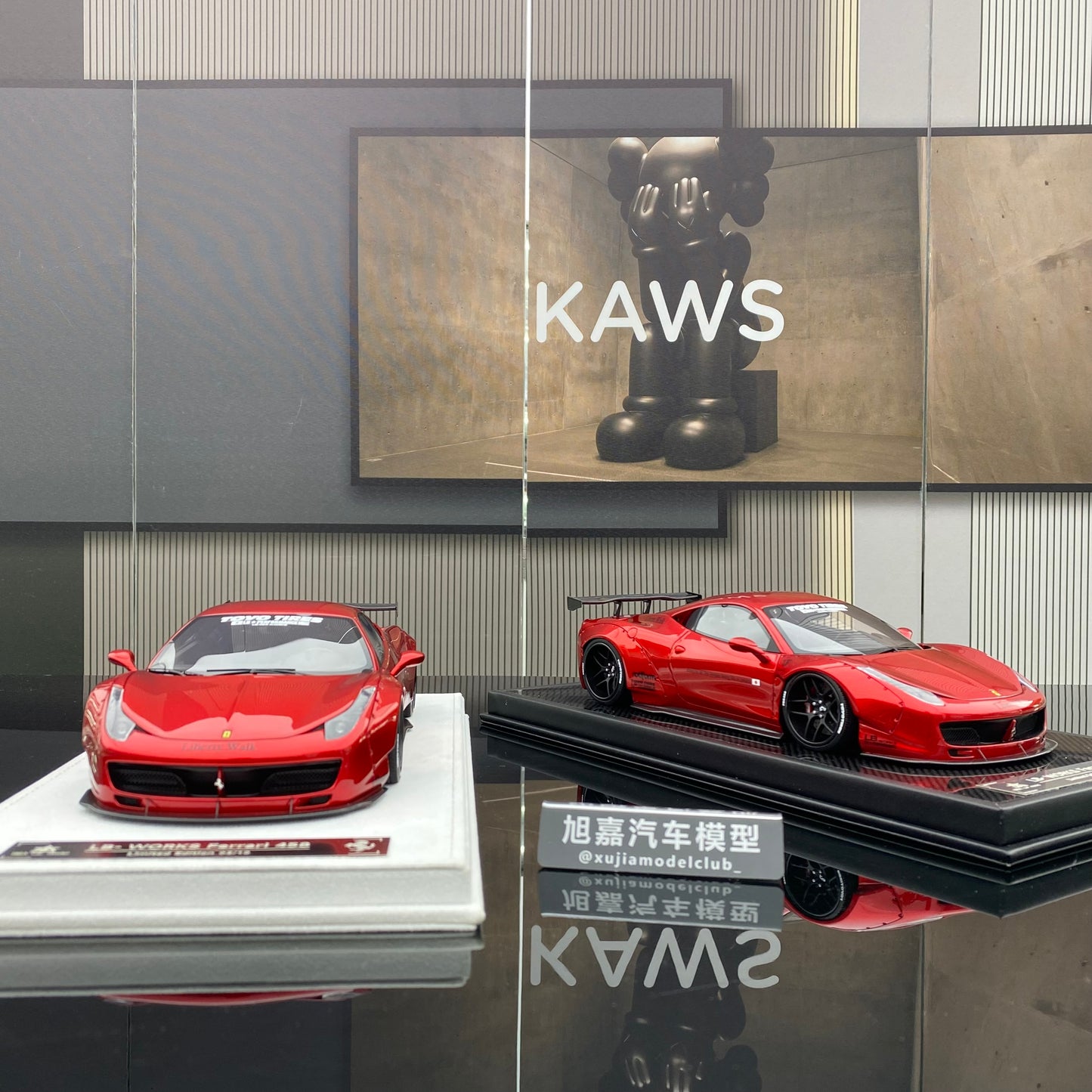 Ferrari 458 GT 1.0 Burgundy Edición Limitada Modelo BBA 1/18