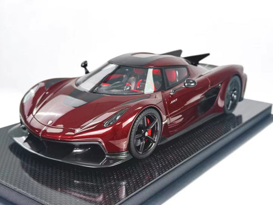 Frontiart 1/18 Koenigsegg Jesko Absolute Edition Carbon Black Simulation Car Model
