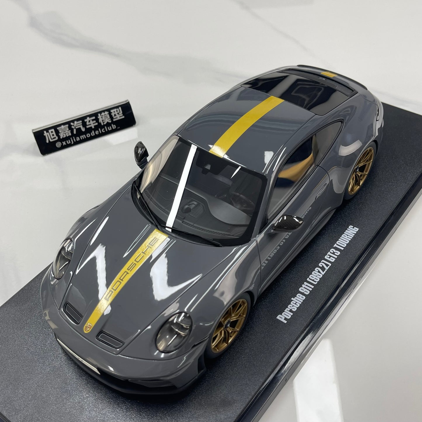 GT Spirit 1/18 Porsche 911 [992.2] GT3 Touring Grey GT577