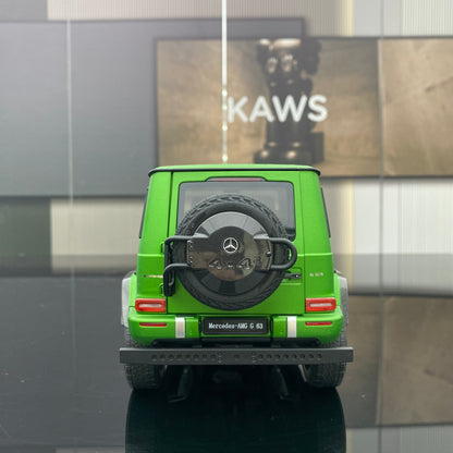 Almost Real 1/18 Mercedes-Benz AMG G63 4X4² Matt Green Big G Car Model Ornament