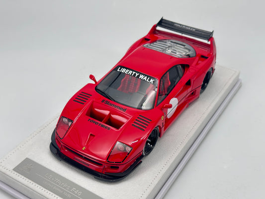 BBA MODEL 1/18 Ferrari F40 Standard Red Resin Car Model BBA015