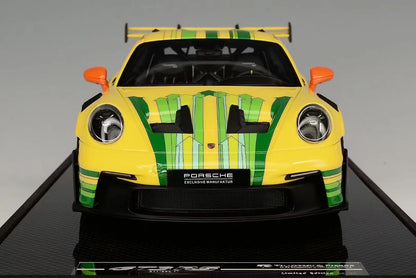 TP 1/18 Porsche 992GT3RS limited edition simulation car model ornament