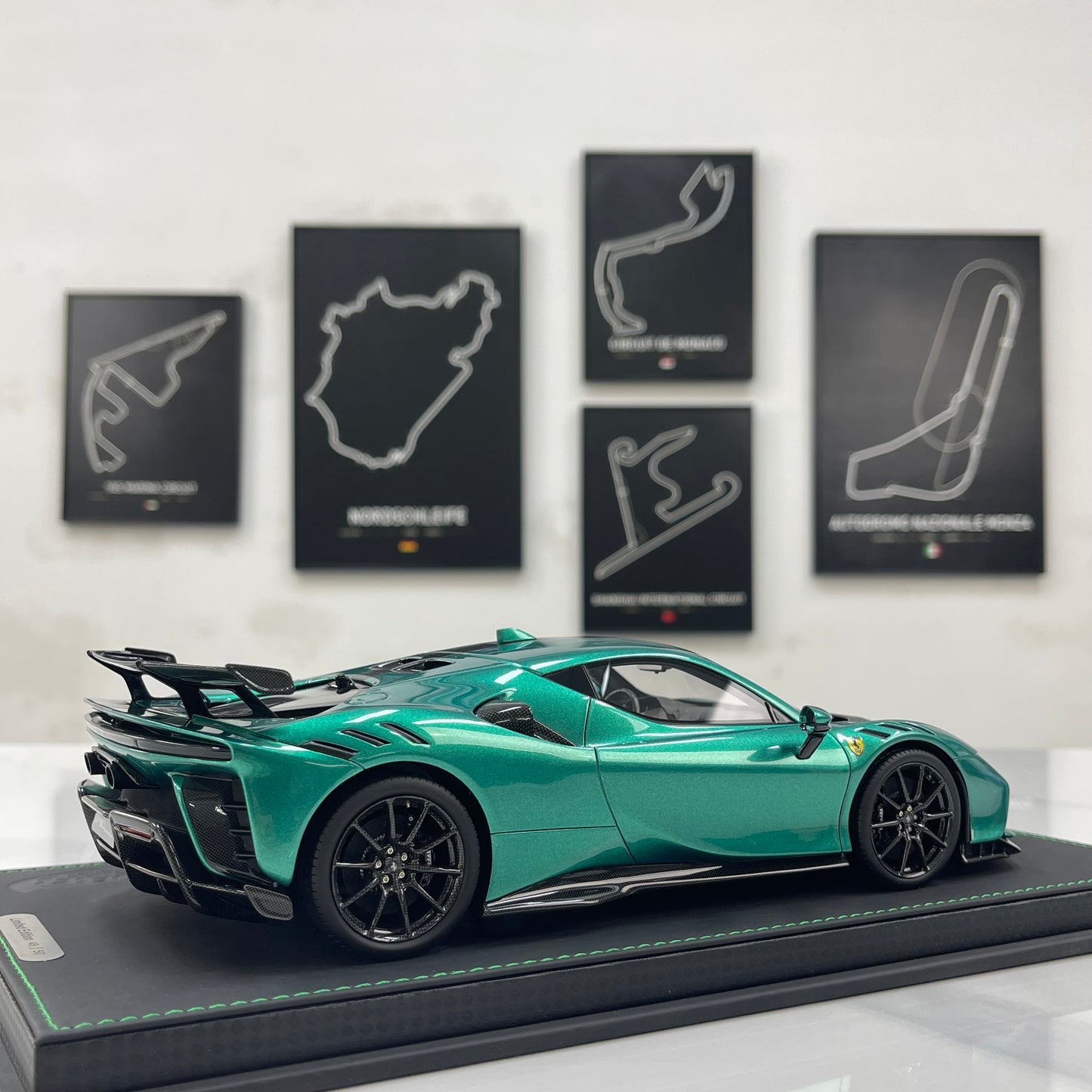BBR 1/18 Ferrari SF90 XX Stradale – Jewel Green Metallic (P18237O)