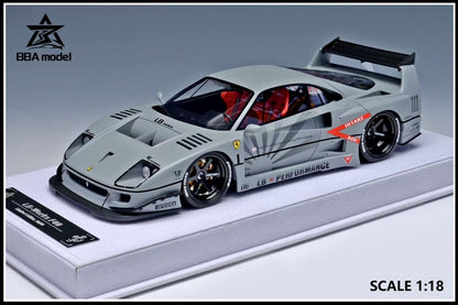 BBA model 1/18 Ferrari F40 LBWK wide-body modified resin car model