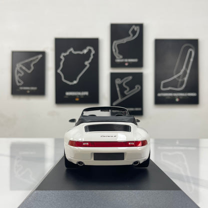 MINICHAMPS 1/18 Porsche 911 (993) Cabriolet White 155061131