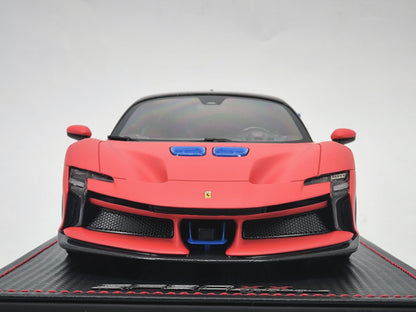 MR 1/18 Ferrari SF90 XX Matt Red Limited Edition Car Model