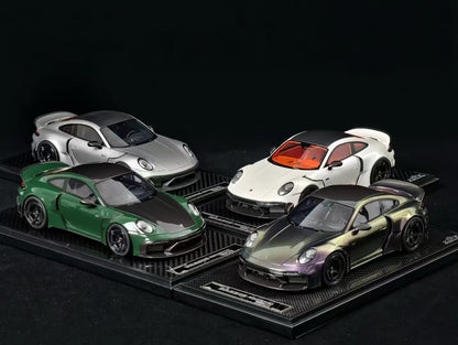 VIP 1/18 Porsche 911 BRABUS Rocket 900R modified version car model