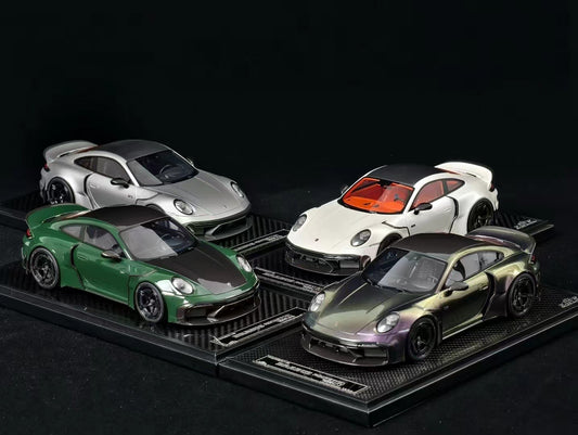 VIP 1/18 Porsche 911 BRABUS Rocket 900R modified version car model