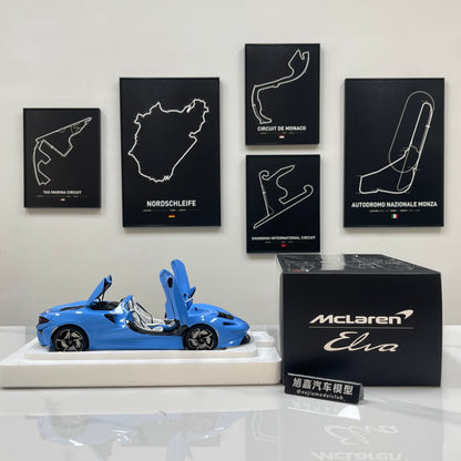 LCD 1/18 McLaren Elva Diecast Model — Sky Blue (LCD18015-BU)