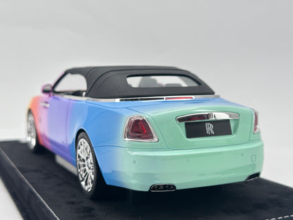HH Model 1/18 Rolls-Royce Dawn, Six-Color Car, Simulation Car Model