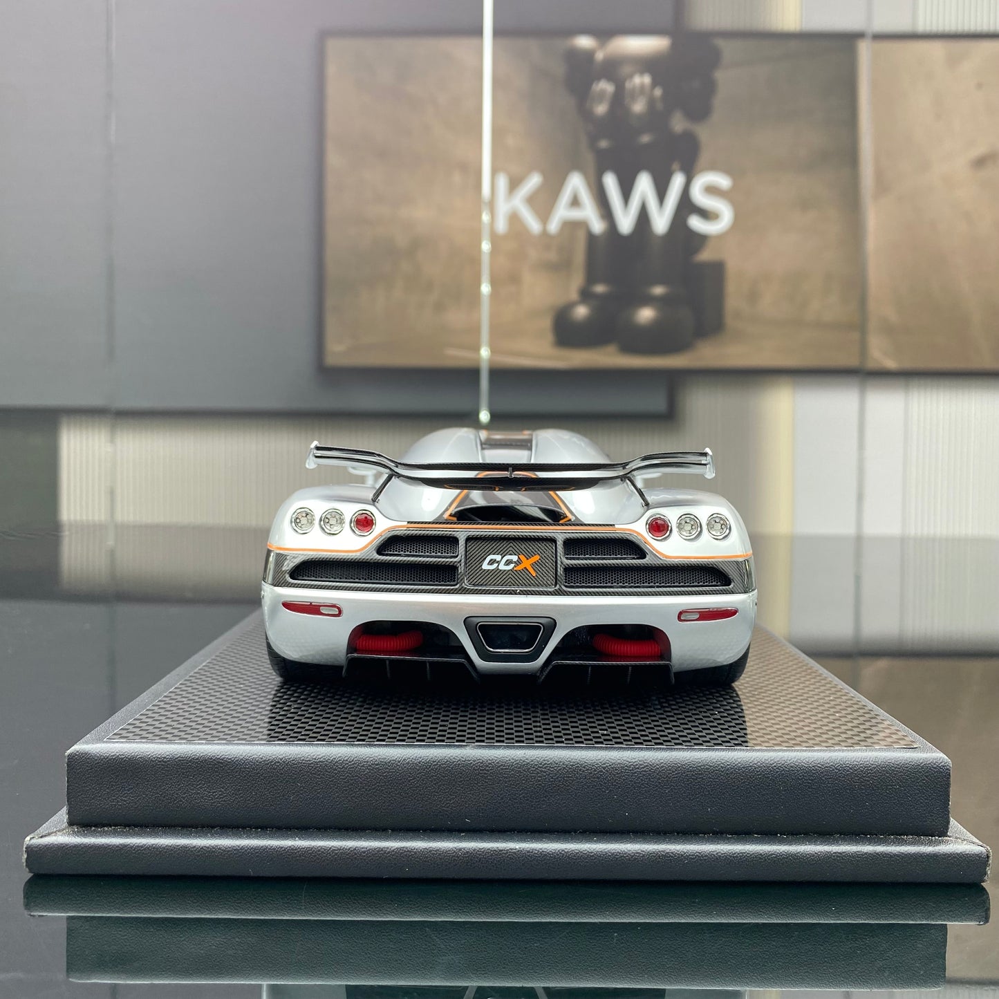 VMB 1/18 Koenigsegg CCX silver carbon fiber limited edition car model
