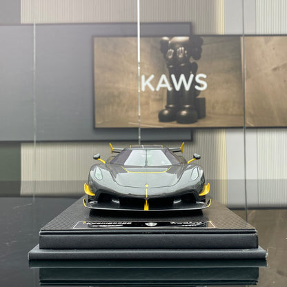 FRONTIART 1/18 Koenigsegg Jesko carbon gold simulated high-end car model