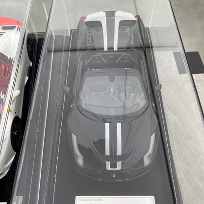 Modelo HH 1/18 Ferrari 458 Speciale Aperta, adornos de modelo de coche de simulación