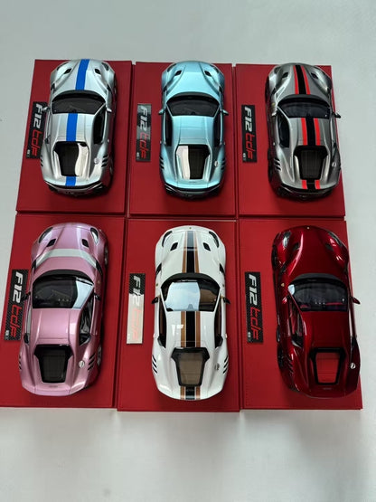 F.C Model 1/18 Ferrari F12TDF Resin Model