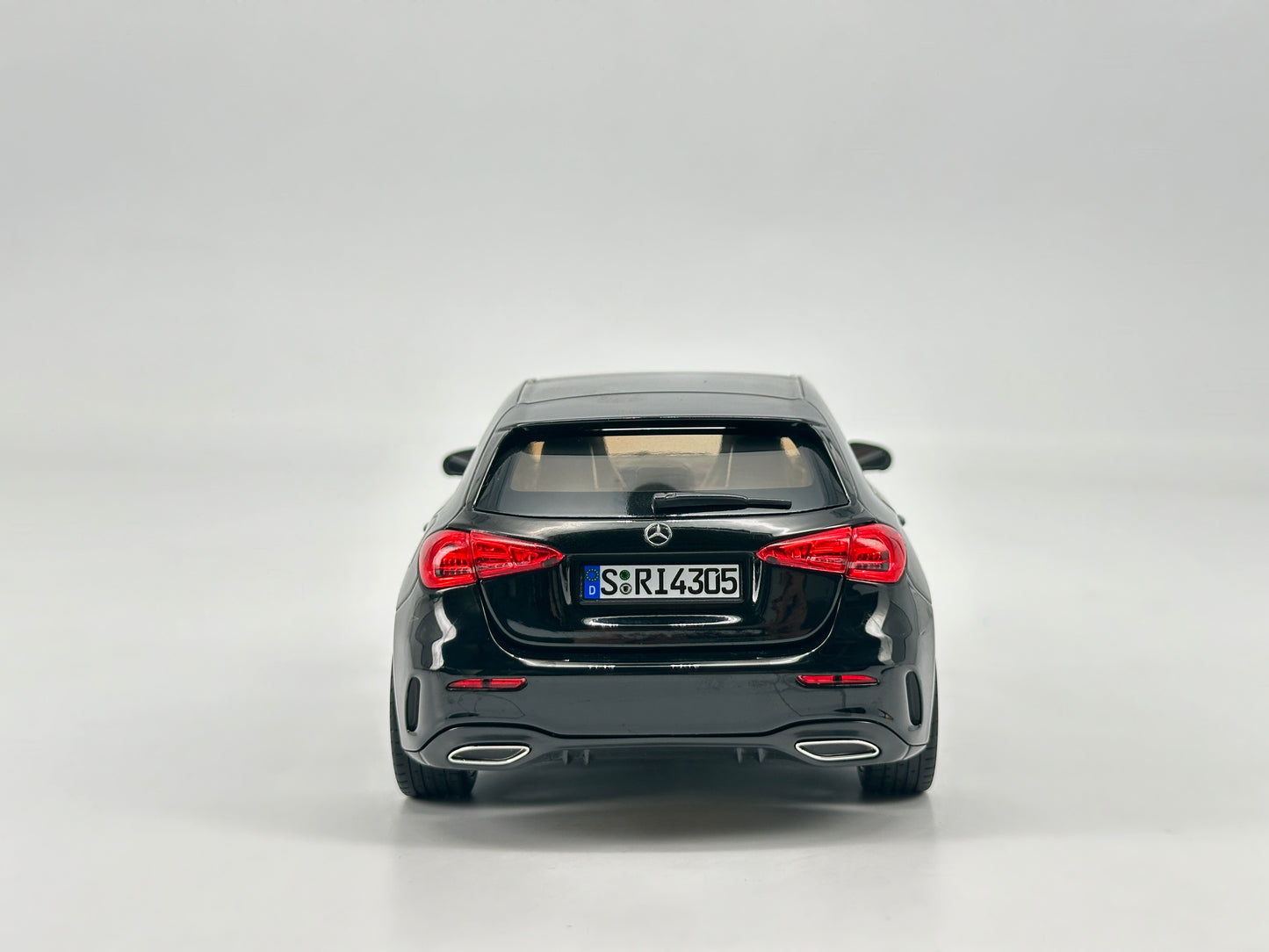 Norev 1/18 Mercedes Benz A CLASS 2018 Black Alloy Car Model